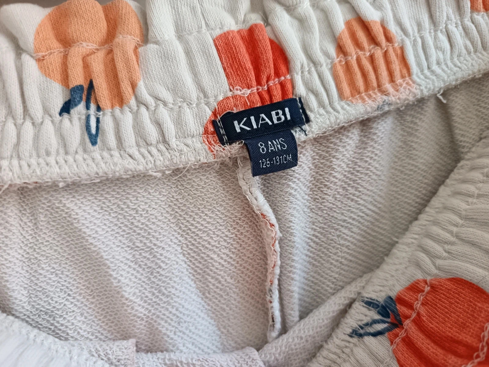 Short fille oversize Kiabi 8 ans algodón pesca – photo 2